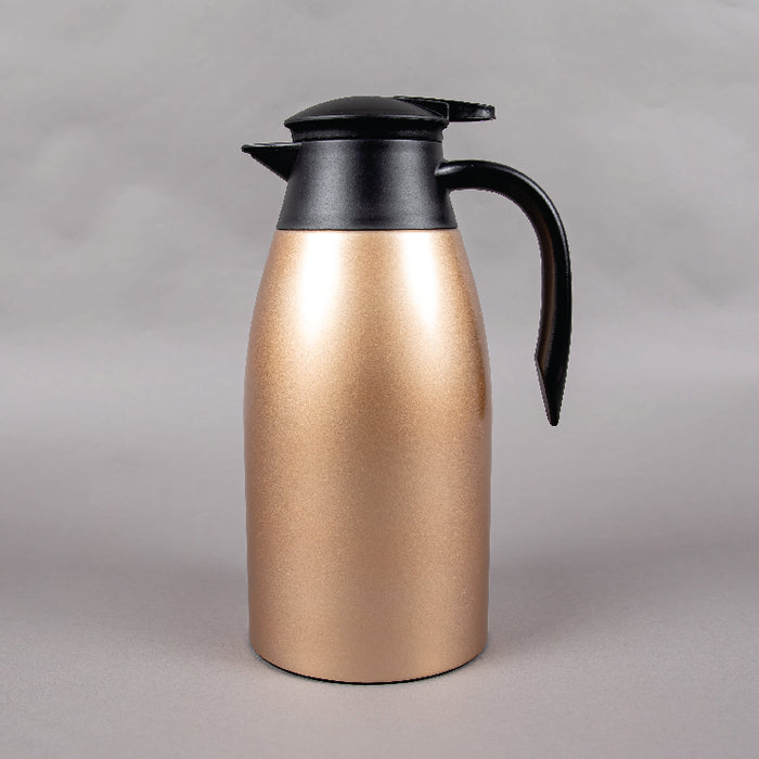 STAINLESSS STEEL VACUUM JUG 2LITER GOLD (202035058)
