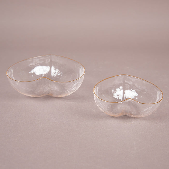 AMOUR BRCLCATE 2PC ASST BOWL CLEAR (202016257)