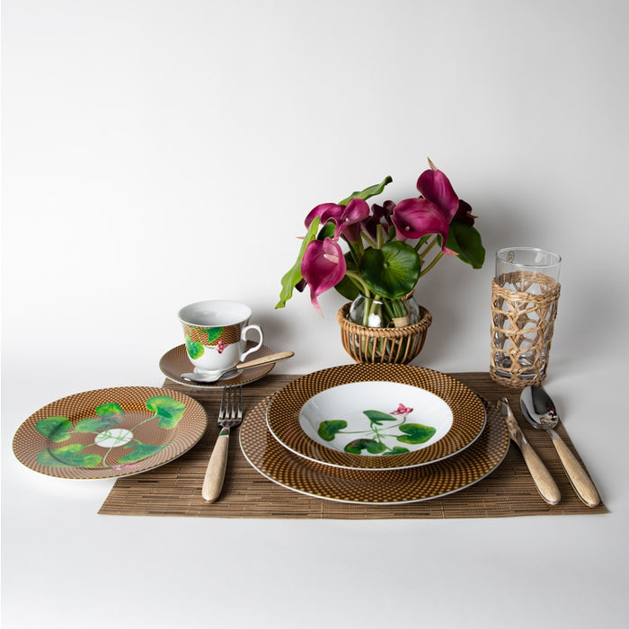 EVER NICE PORCELAIN 20PCS DINNER SET BROWN (202029138)