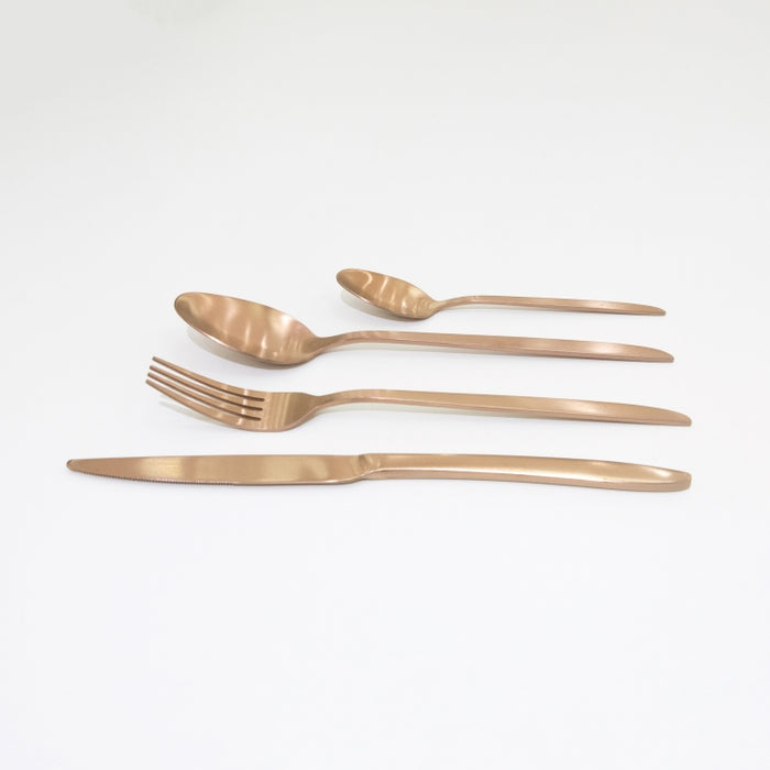 FOSUNY-24PCS CUTLERY SET MAT COPPER (202061243)