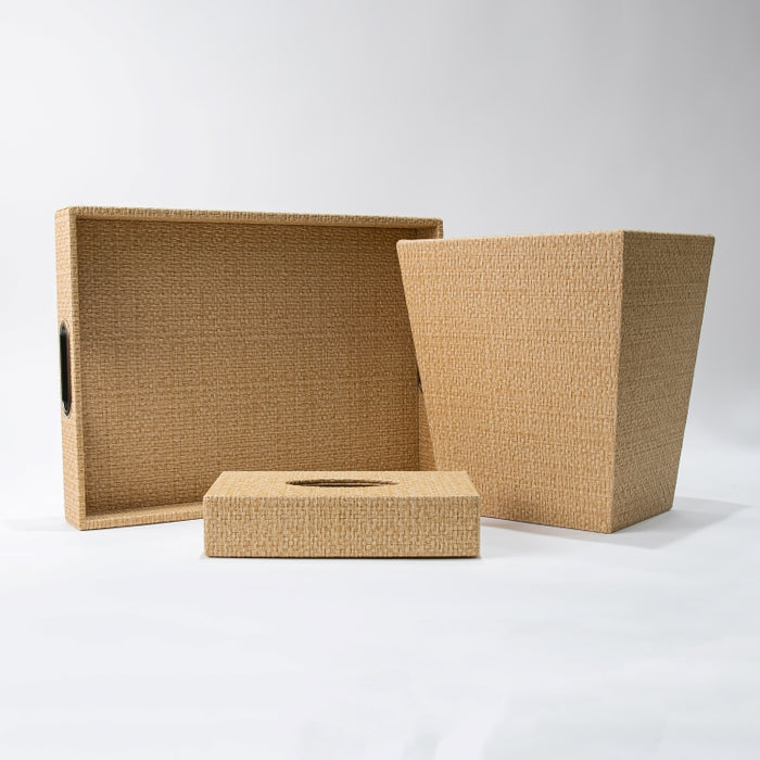 RECT.TRAY W/H RAFYA YELLOW 45CMX33CM (202107465)