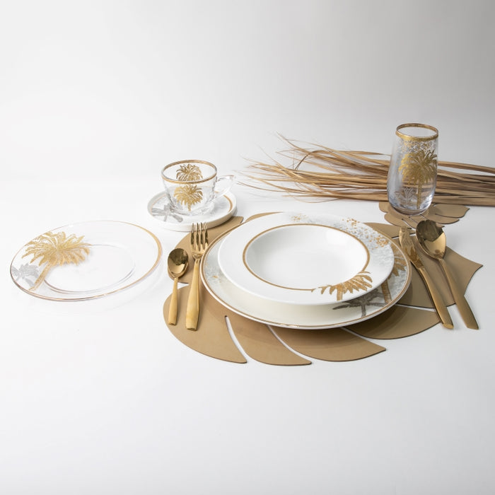 TWINS-20PCS DINNER SET PALM GOLD (202029263)