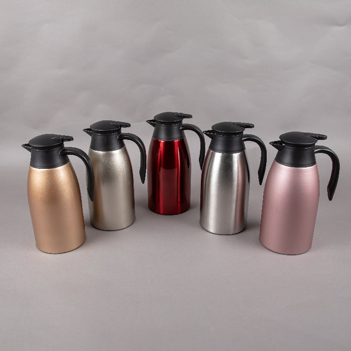 STAINLESS STEEL VACUUM JUG 2LITER RED (202035060)