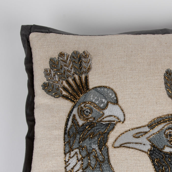 CUSHION P/COCK HEADS NT/GR 45X45 (327131012)