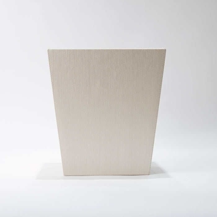 CONIC WASTE BASKET SILK IVORY (202042179)