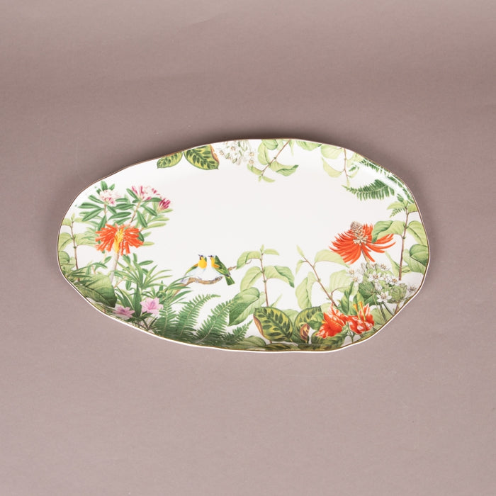 EXOTICA PORCELAIN SERVING PLATTER 36X21.5 (202073036)