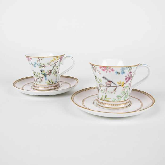 BIRDS MELODY SET 2 COFFEE CUP&SAUCER 80ML (202073275)
