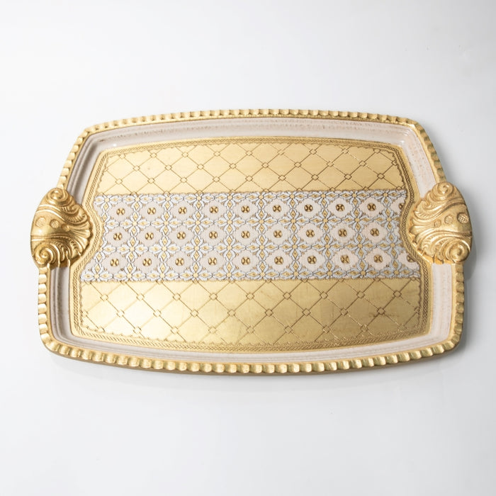 CALFUCCI WOODEN RECT.TRAY LRG IV/ (202107451)