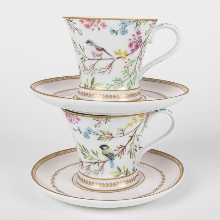BIRDS MELODY SET 2 COFFEE CUP&SAUCER 80ML (202073275)