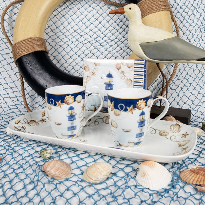 BLUE LTHOUSE SERVING PLATTER 40X17.5CM (202073463)