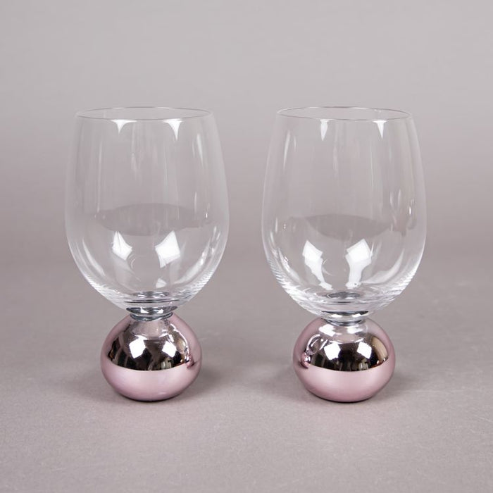 ASTRID 2PCS WINE GLASS ROSE (202016036)