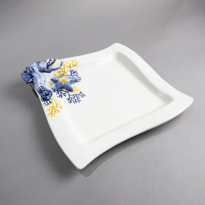 CORAL PLATE WAVE 25CMX25CM (202029238)