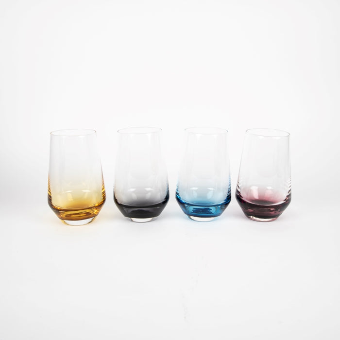 PRISM 4PCS HIGHBALL TUMBLER AMBER (202016462)