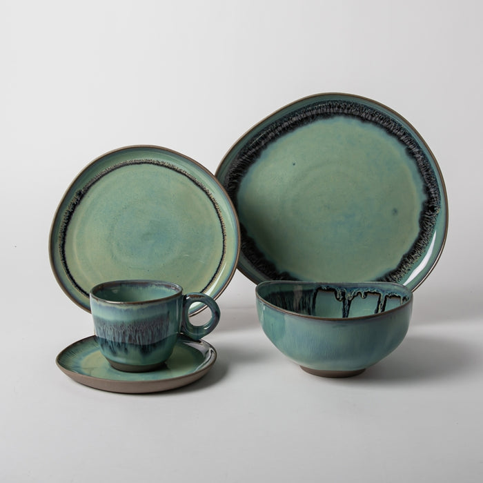 GOLDFINE PRC 20PCS DINNER ST GREEN (202029141)