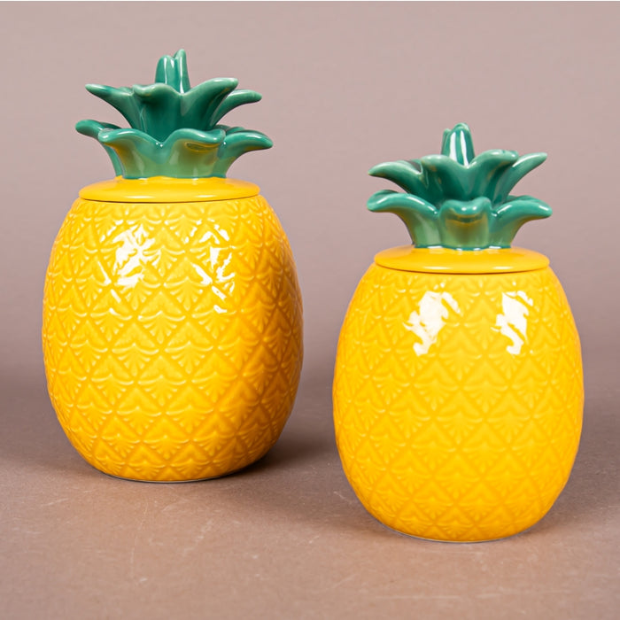 MADAGASCAR STORAGE JAR 9X9X15 YELLOW/GREEN (202073089)