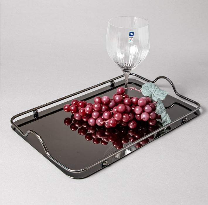 STEEL TRAY 42CMX27CM BLACK (202016358)