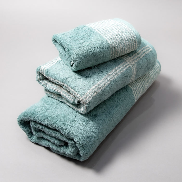 2-TONE TOWEL 30X50 SEA GREEN (327148474)