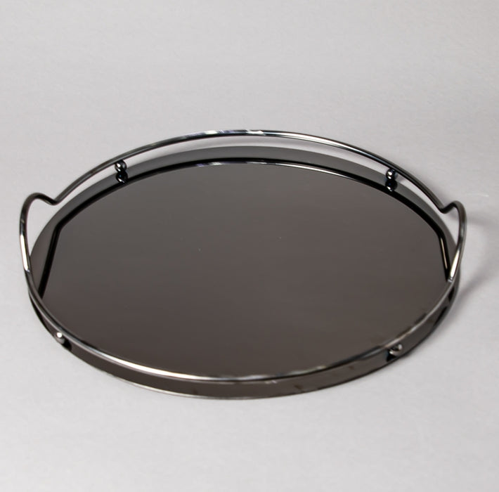 STEEL TRAY 39CM BLACK (202016366)