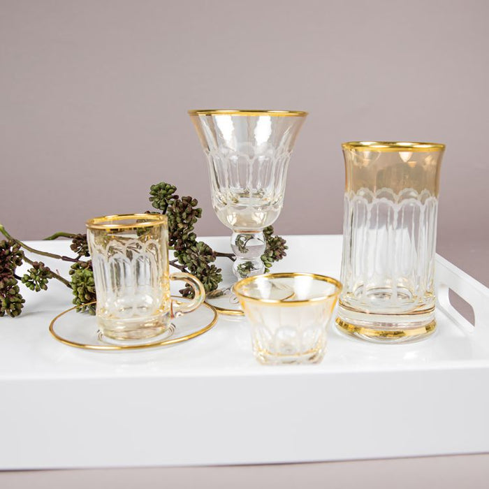 TF53 L/DRINK 6PCS DONIZTI AMBER/GOLD (202016176)