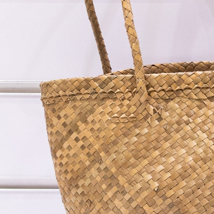 PALM LEAF BAG MURUGO 20X20 BROWN (418033271)