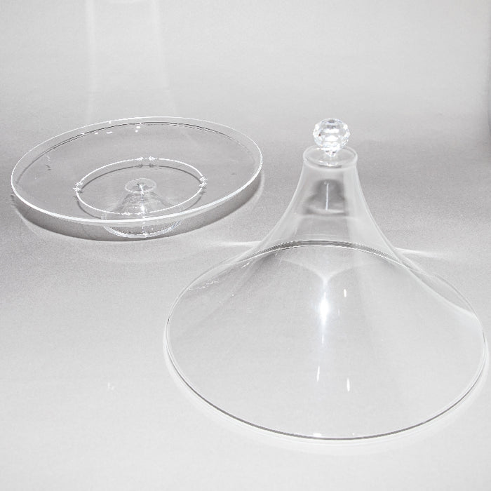 ZHENYU CAKE BOX WITH STAND 39.5CM LEAVES (202222530)