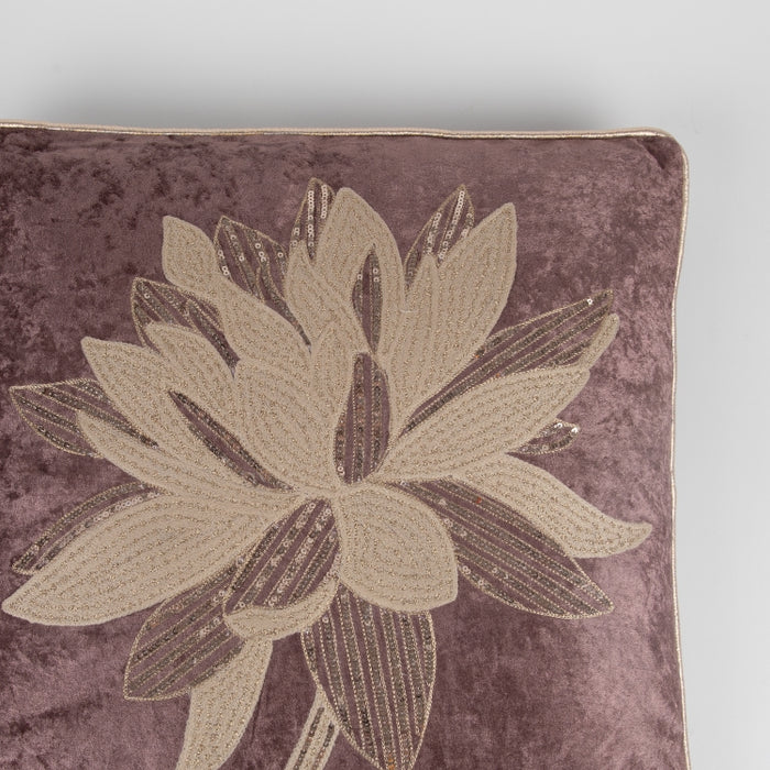 CUSHION FLOWER BLUSH 45X45 (327131017)