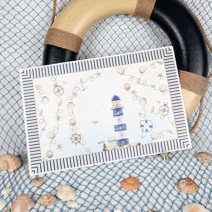 BLUE LTHOUSE TABLE MAT DOUBLE SIDED 45x30 (202073466)
