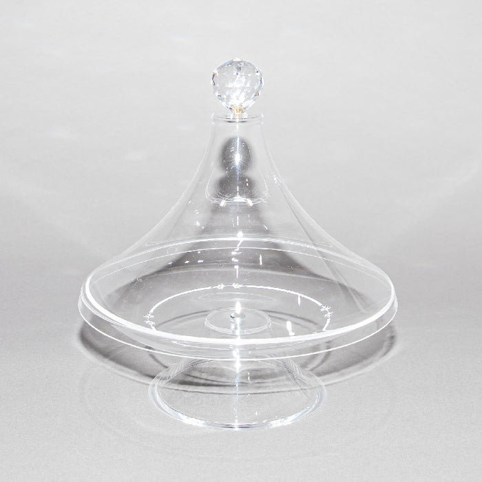 ZHENYU CAKE BOX WITH STAND 23CM LEAVES (202222534)