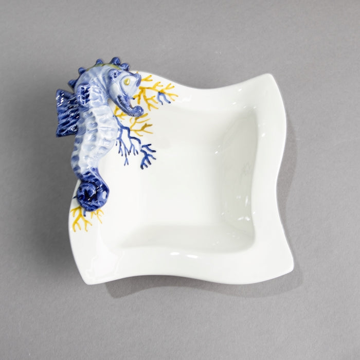 CORAL BOWL SEA HORSE 13CMX13CM (202029242)