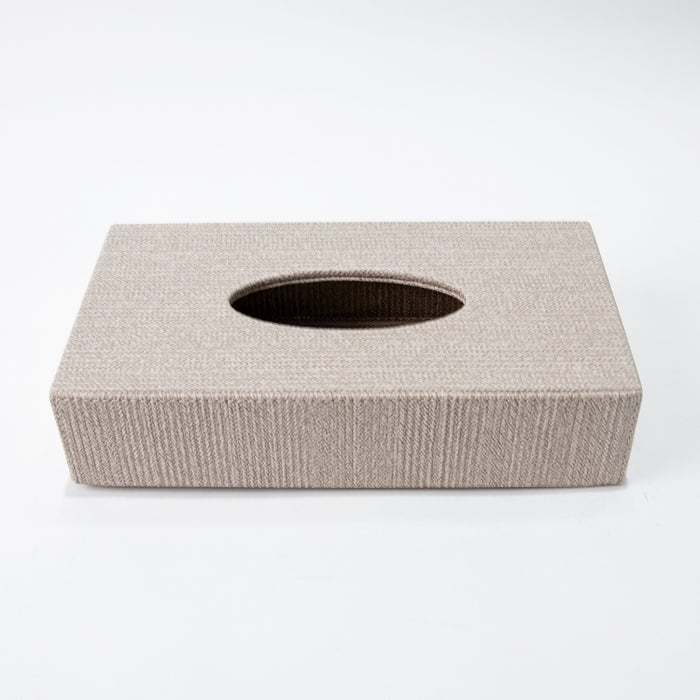 RECT.TISSUE BOX BRAID LATTE (202042166)