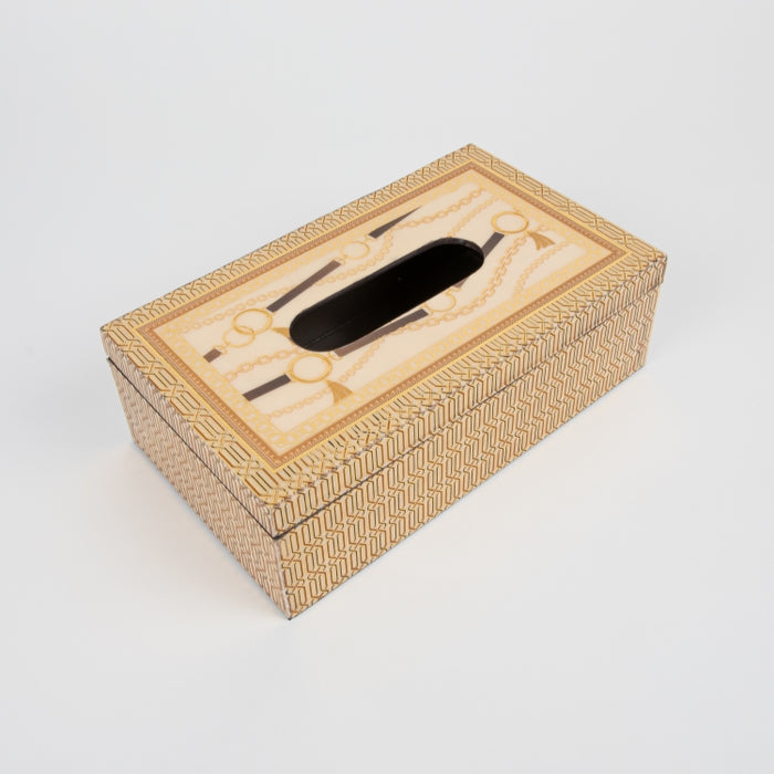 LUXURY CHAIN TISSUE BOX 24X18CM (202073475)