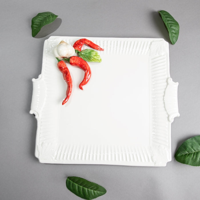 PEPPER TRAY 32CMX37CM SQUARE SIDEBOARD (202027861)