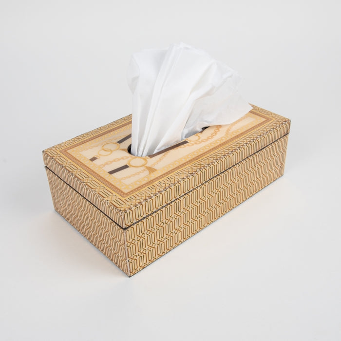LUXURY CHAIN TISSUE BOX 24X18CM (202073475)