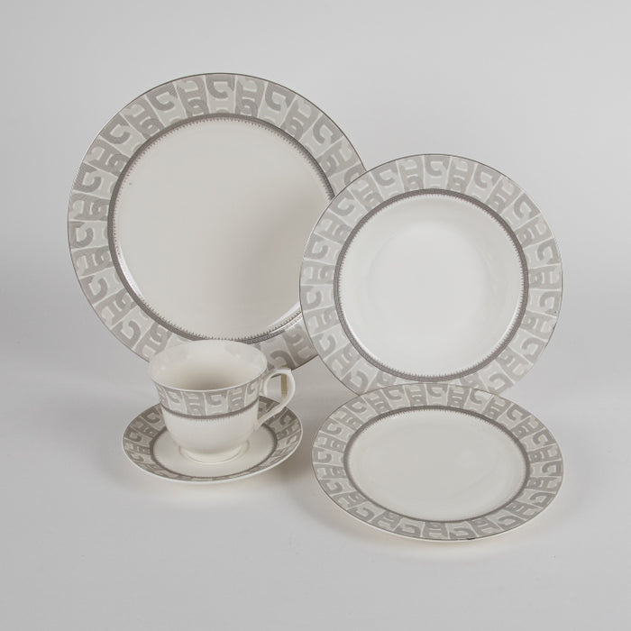 EVER NICE NB 20PCS DINNER SET GREY (202029148)
