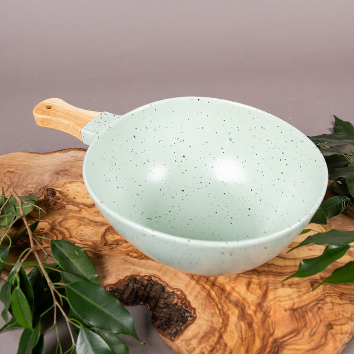 SANCTUARY LRG BOWL SERVE STICK GREEN 19CM (202029117)