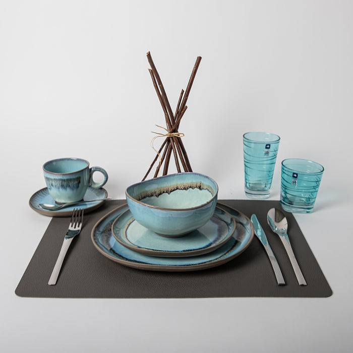 GOLDFINE PRC 20PCS DINNER SET BLU (202029140)