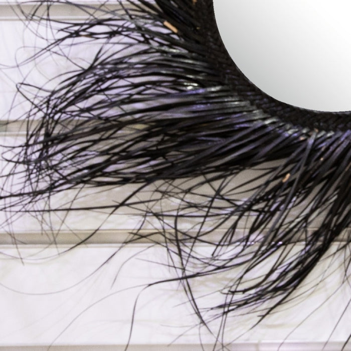 MIRROR SUN PALM DIAMETER 50CM BLACK (418014581)