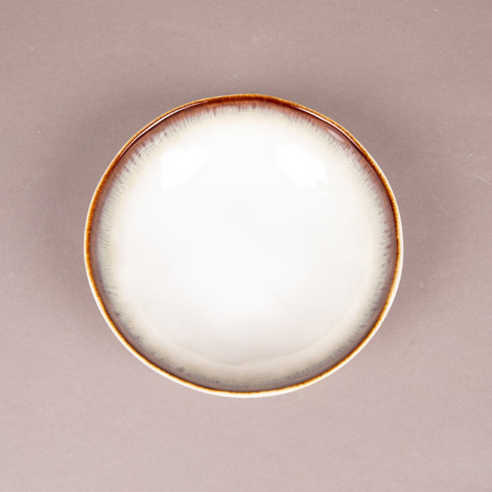 NUANCES PORCELAIN SOUP PLATE 19C BROWN (202073110)