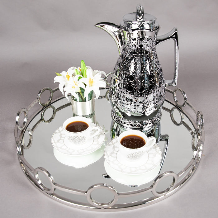 JIEGUAN VACUUM FLASK 1LITER CHROME/SILVER (202035080)