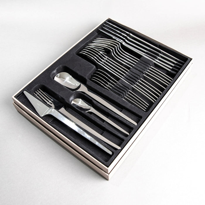 HERDMAR-24PCS CUTLERY SET COSMOS GELTEX SLVR (202064252)
