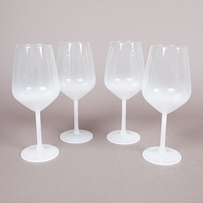 ICONIC GLS GOBLETS 4PCS MATT WHITE 490M (202016138)