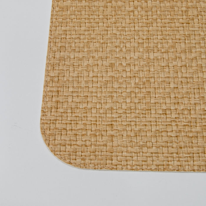 RECT.PLACEMAT RND CRNR RAFYA YELLOW (202055068)