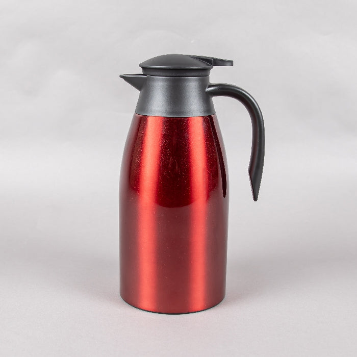STAINLESS STEEL VACUUM JUG 2LITER RED (202035060)