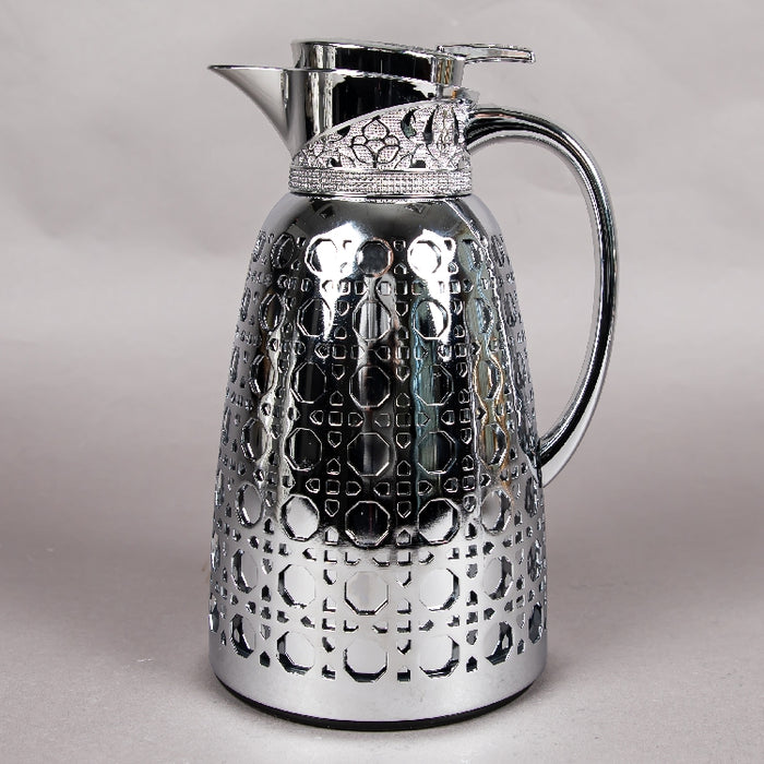 JIEGUAN VACUUM FLASK 1LITER CHROME/SILVER (202035074)