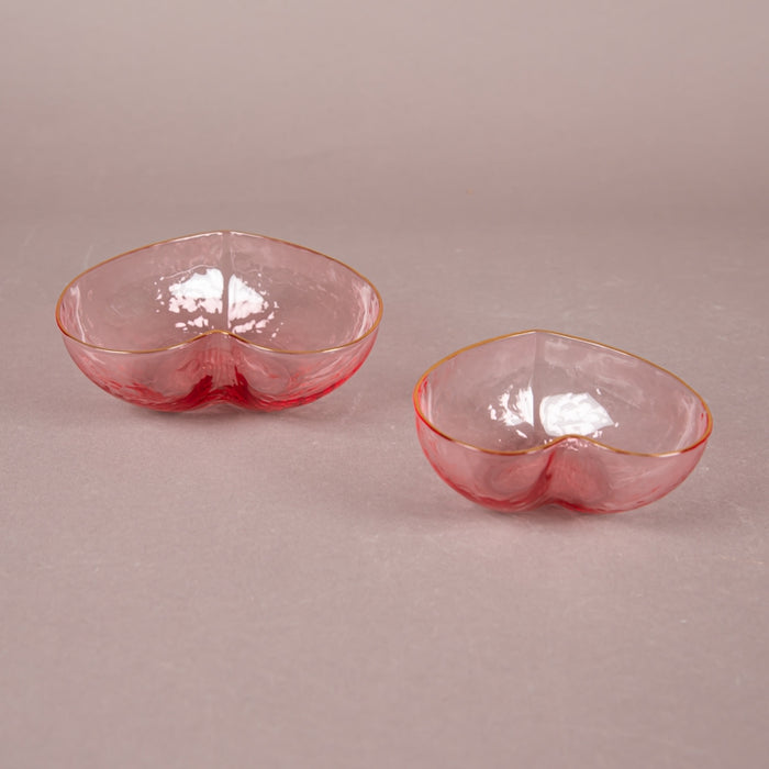 AMOUR BRCLCATE 2PC ASST BOWL PINK (202016258)