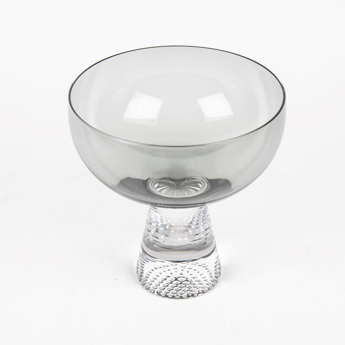 Ice cream bowl 350ml set/6pcs smoke grey (202028983)