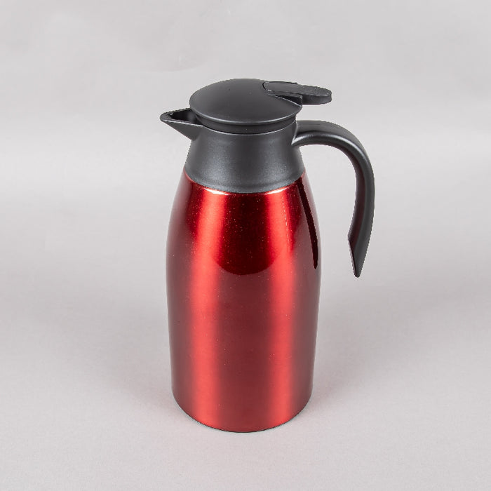 STAINLESS STEEL VACUUM JUG 2LITER RED (202035060)