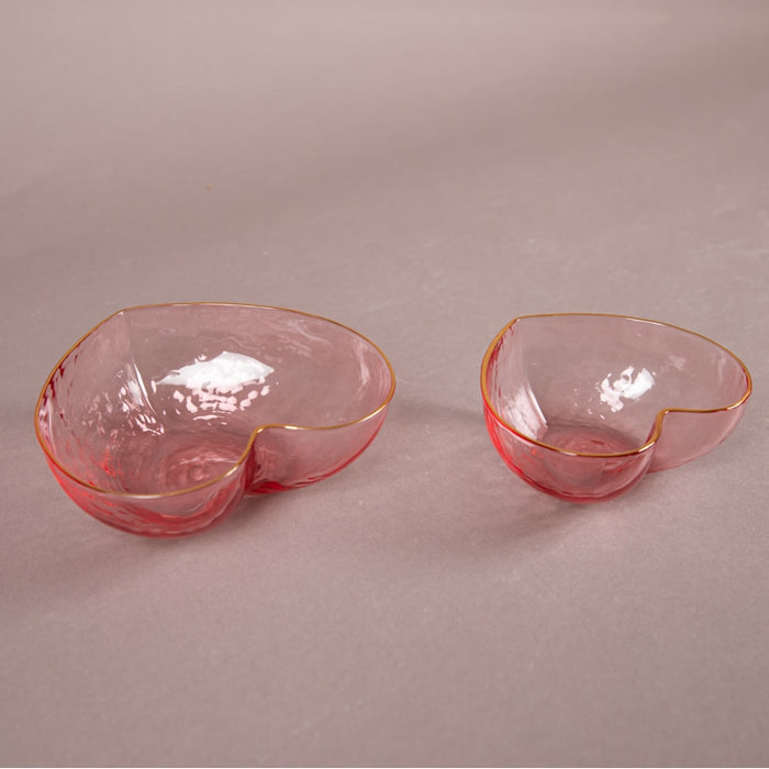 AMOUR BRCLCATE 2PC ASST BOWL PINK (202016258)