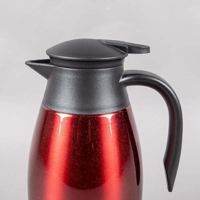 STAINLESS STEEL VACUUM JUG 2LITER RED (202035060)