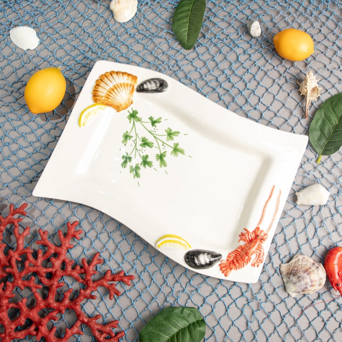 LOBSTER TRAY WAVE 35CMX26CM (202029198)